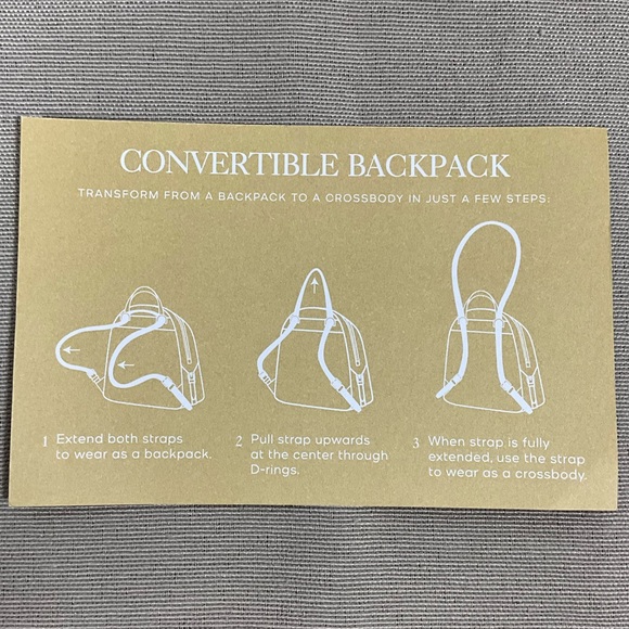 NWT MICHAEL KORS Convertible Front Pocket Mini Backpack - Picture 8 of 9